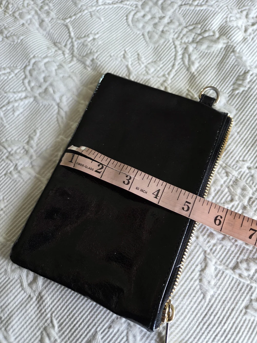 Brahmin | Black Patent Leather Wristlet Clutch